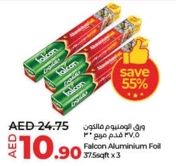 Falcon Aluminium Foil 37.5sqft x 3