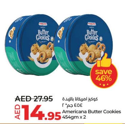 Americana Butter Cookies 2x454gm 