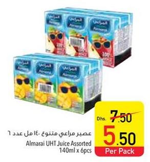 Almarai UHT Juice Assorted 140ml x 6pcs