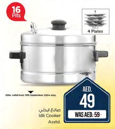 Home4U Idli Cooker with 16 pits and 4 plates