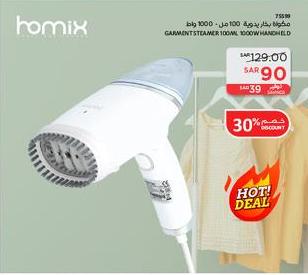 Garment Steamer 100ml, 1000W Handheld