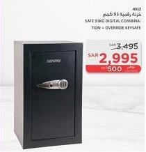 SENTRY SAFE 93KG DIGITAL COMBINATION + OVERRIDE KEYSAFE