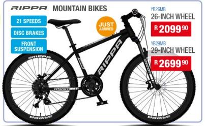 RIPPA Mountain Bike 29 Inch Wheel 