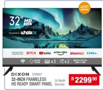 Dixon 32-inch HD Ready Smart Panel