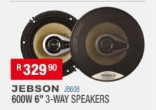 JEBSON JB606 600W 6" 3-Way Speakers