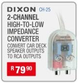 Dixon 2-Channel High-to-Low Impedance Converter