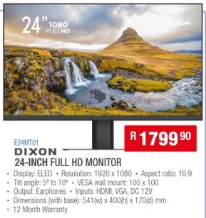 Dixon 24-Inch Full HD Monitor