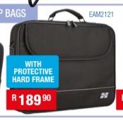 Laptop bag with protective hard frame