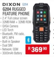 Dixon G204 Rugged Feature Phoneh