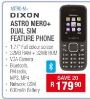 Dixon Astro Mero+ Dual SIM Feature Phone