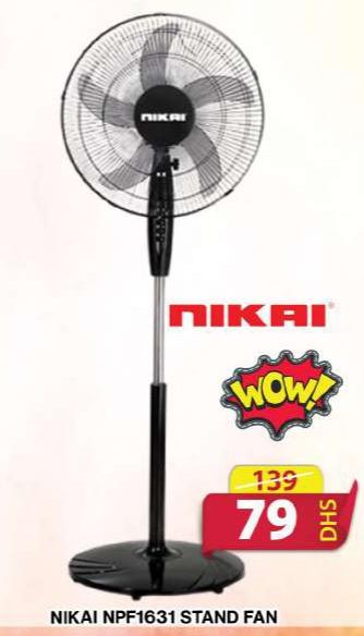 NIKAI NPF1631 STAND FAN