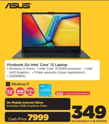 Vivobook Go Intel® Core™ i3 Laptop