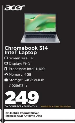 Chromebook 314 Intel Laptop