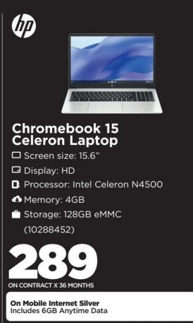 Chromebook 15 Celeron Laptop