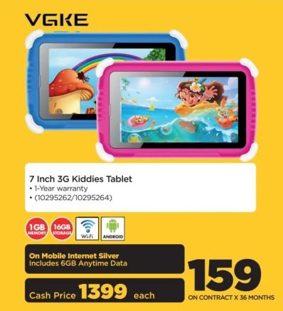 7 Inch 3G Kiddies Tablet