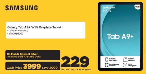 Galaxy Tab A9+ WiFi Graphite Tablet