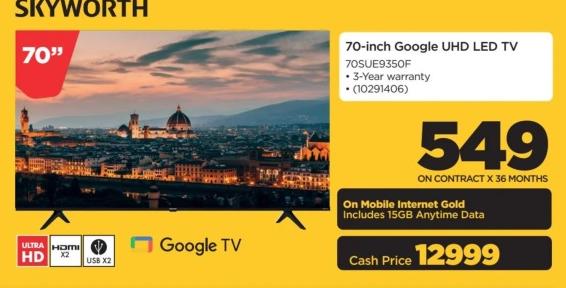 70-inch Google UHD LED TV