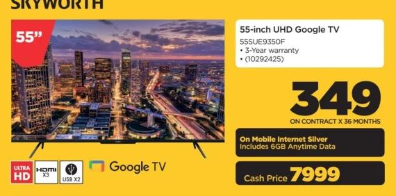 55-inch UHD Google TV