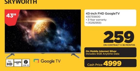 43-inch FHD GoogleTV 43STE6600 - 3-Year warranty