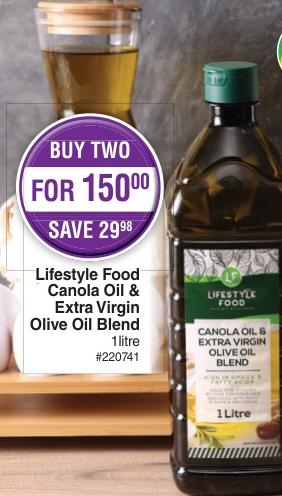 Lifestyle Food Canola Oil & Extra Virgin Olive Oil Blend