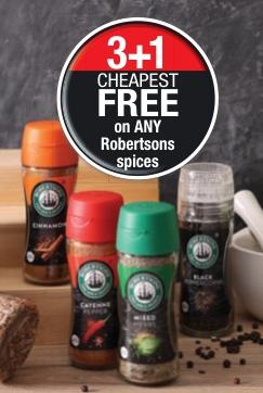 Robertsons Spices - 3+1 offer