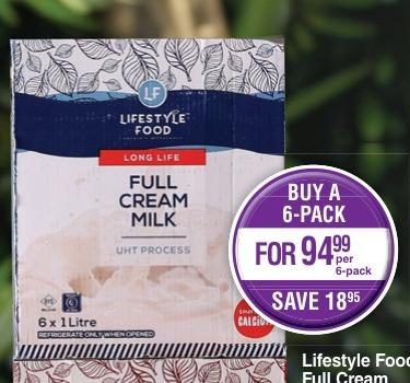 Lifestyle Food Full Cream Milk UHT Process