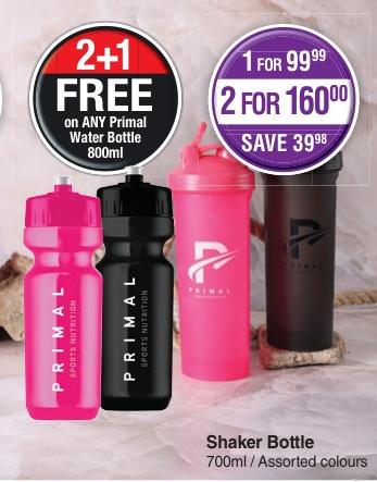 Shaker Bottle with Assorted Colours