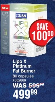 Lipo X Platinum Fat Burner