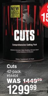 Animal Active Cuts 42-Pack