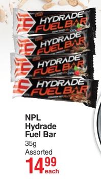 NPL Hydrade Fuel Bar