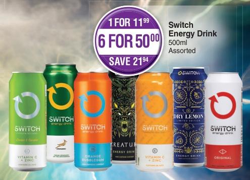 Switch Energy Drink Assorted