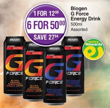 Biogen G Force Energy Drink