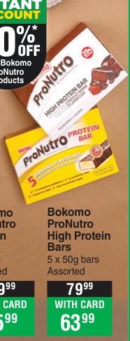 Bokomo ProNutro High Protein Bars