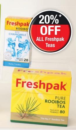 Freshpak Rooibos Tea with Chamomile