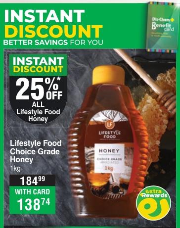 Lifestyle Food Choice Grade Honey