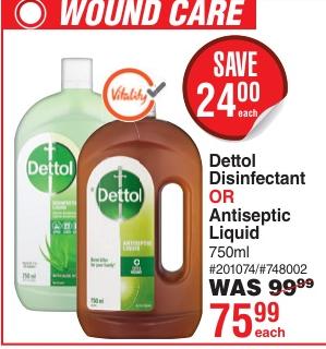 Dettol Disinfectant Or Antiseptic Liquid 750ml