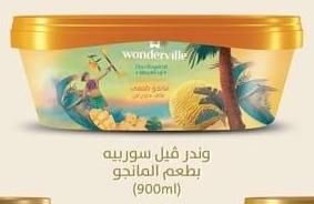 Mango-flavored ice cream (900ml)