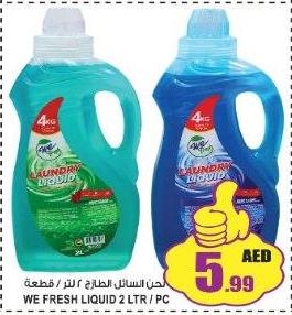 We Fresh Liquid Laundry Detergent 2 LTR