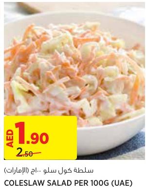 Coleslaw Salad per 100g UAE