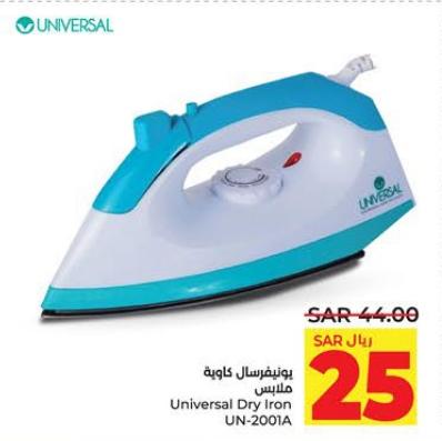 Universal Dry Iron UN-2001A