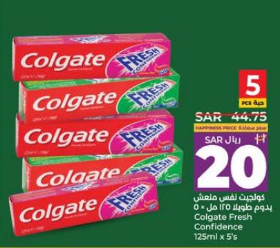 Colgate Fresh Confidence 5x125ml