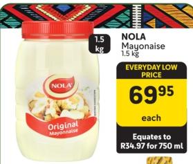 Nola Mayonnaise 1.5kg