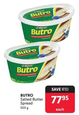 Clover Butro Salted Butter Spread 500g