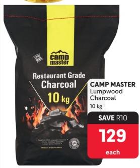 Camp Master Lumpwood Charcoal 10kg