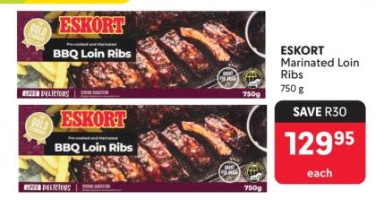 ESKORT Marinated Loin Ribs 750g