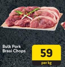 Bulk Pork Braai Chops