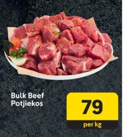 BULK BEEF POTJIEKOS per kg 