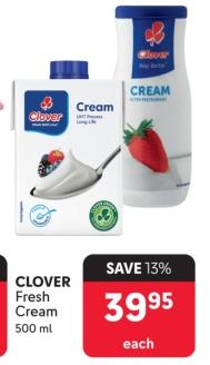 Clover Fresh Cream 500ml