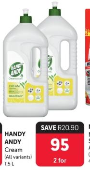 HANDY ANDY Cream (All variants) 1.5L