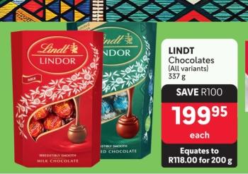 LINDT Chocolates (All variants) 337g